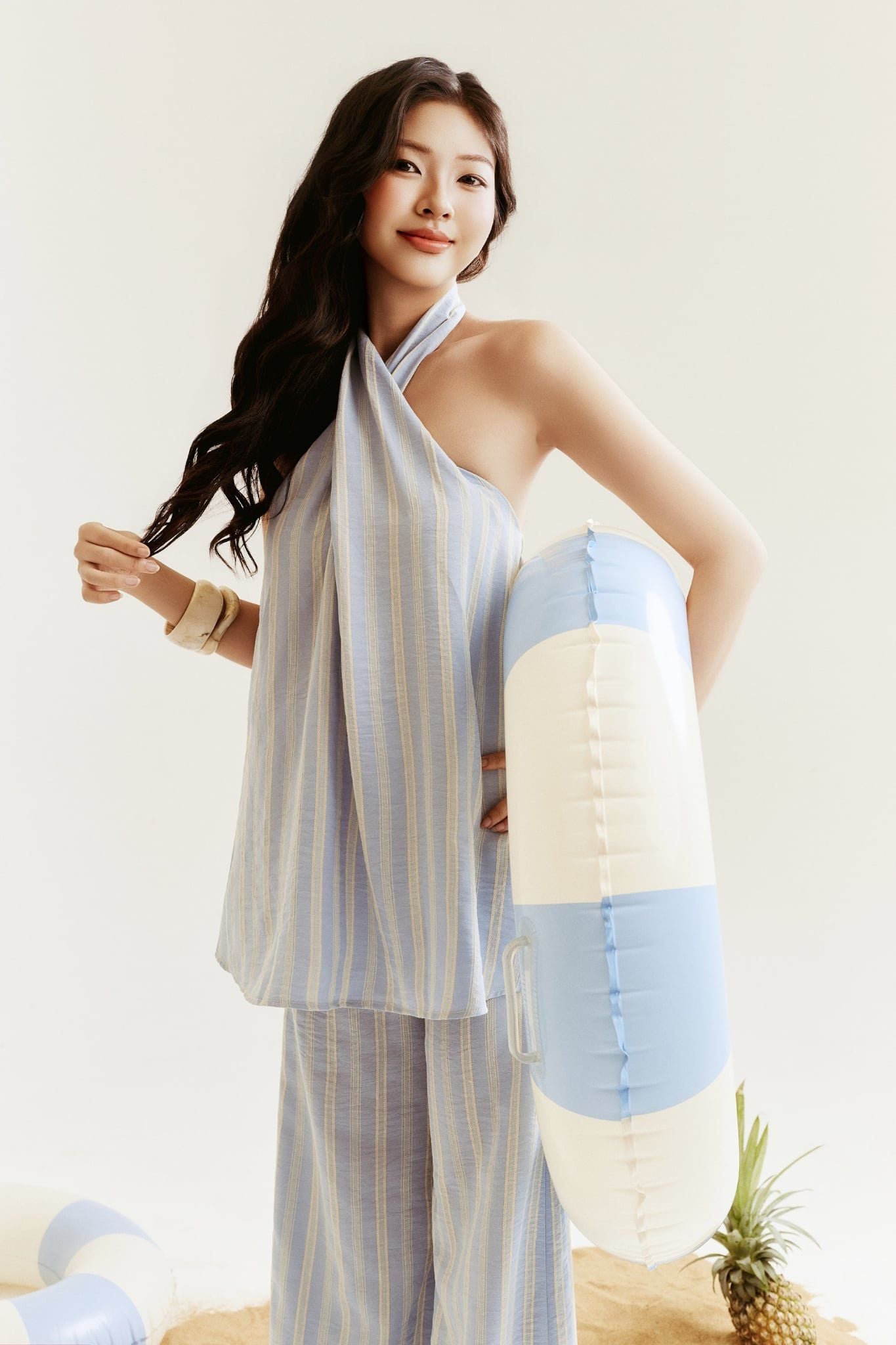  Set Đồ Nữ Alice Stripe Pants 