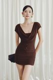 Đầm Ngắn Sophie Drape Ladong