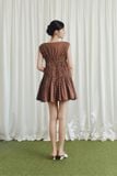Đầm Ngắn Chấm Bi Elira Mini Dress