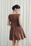 Đầm Ngắn Chấm Bi Elira Mini Dress