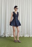 Đầm Ngắn Denim Sát Nách Jade Dress