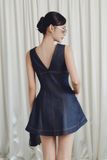 Đầm Ngắn Denim Sát Nách Jade Dress