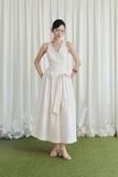 Đầm Dài Elara Tie Waist Midi