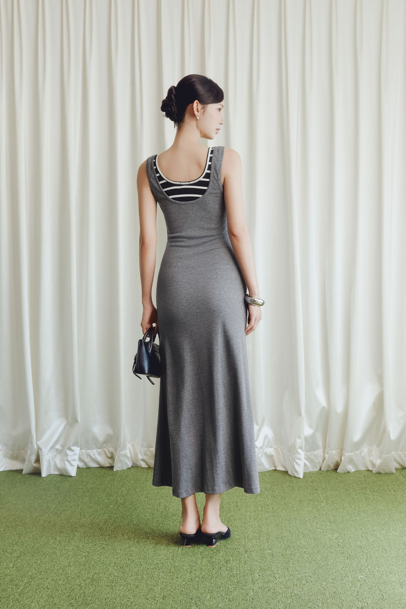 Đầm Dài Contour Ribbed