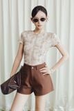 Quần Short Denim High Waist