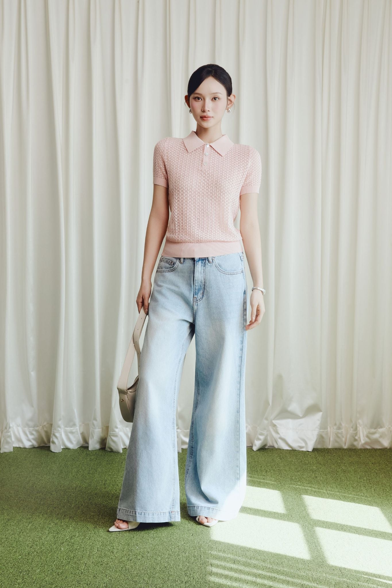 Áo Polo Rosé Knit