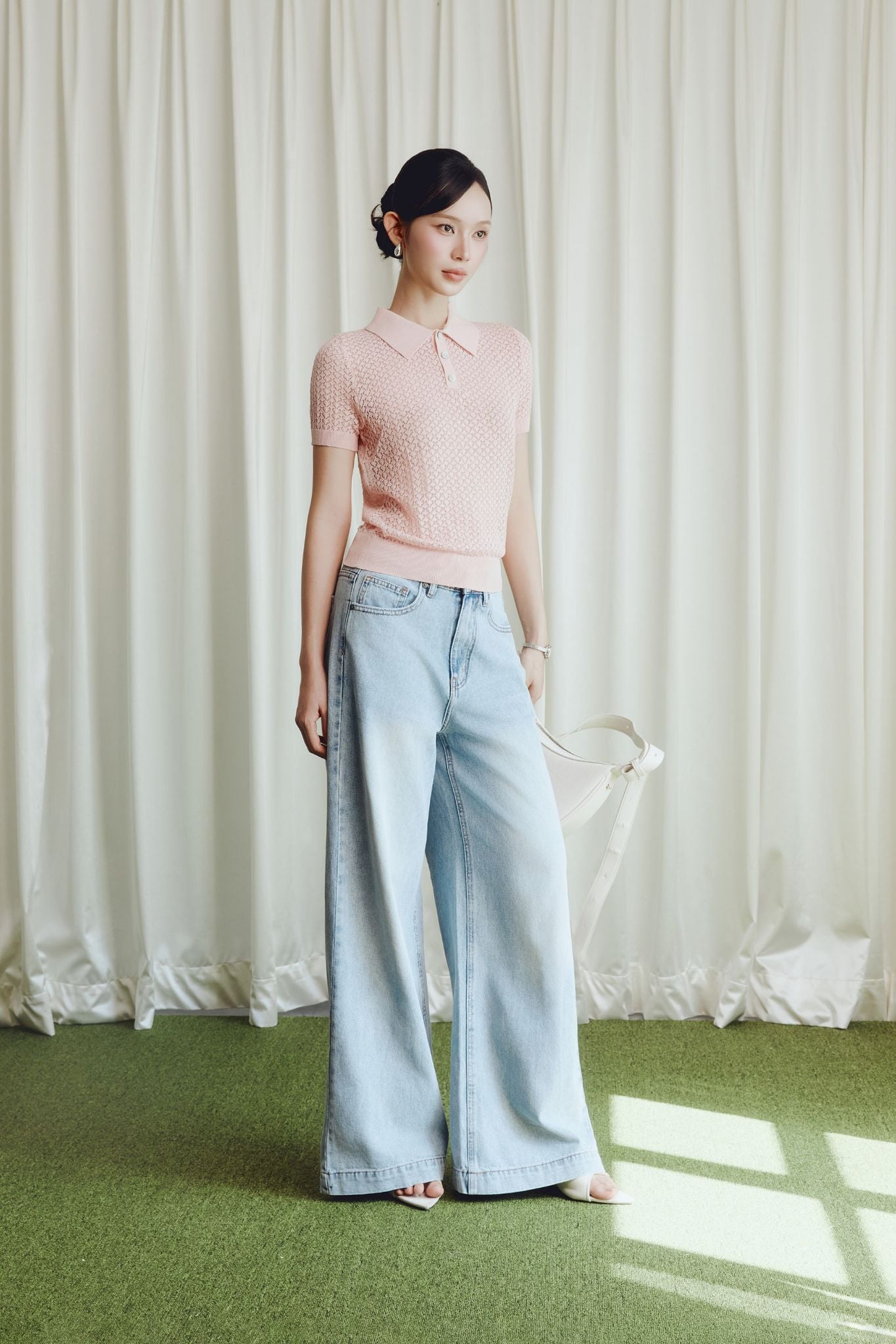 Áo Polo Rosé Knit