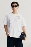 Áo Thun Oversize Grid Bear