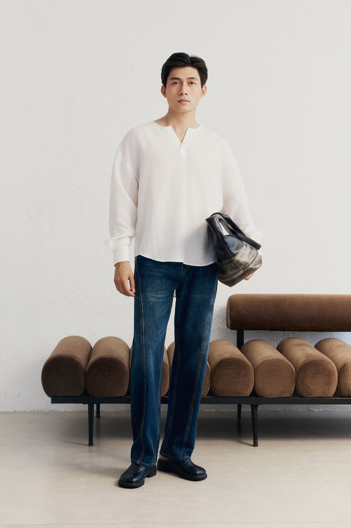 Quần Jeans Straight Curvel