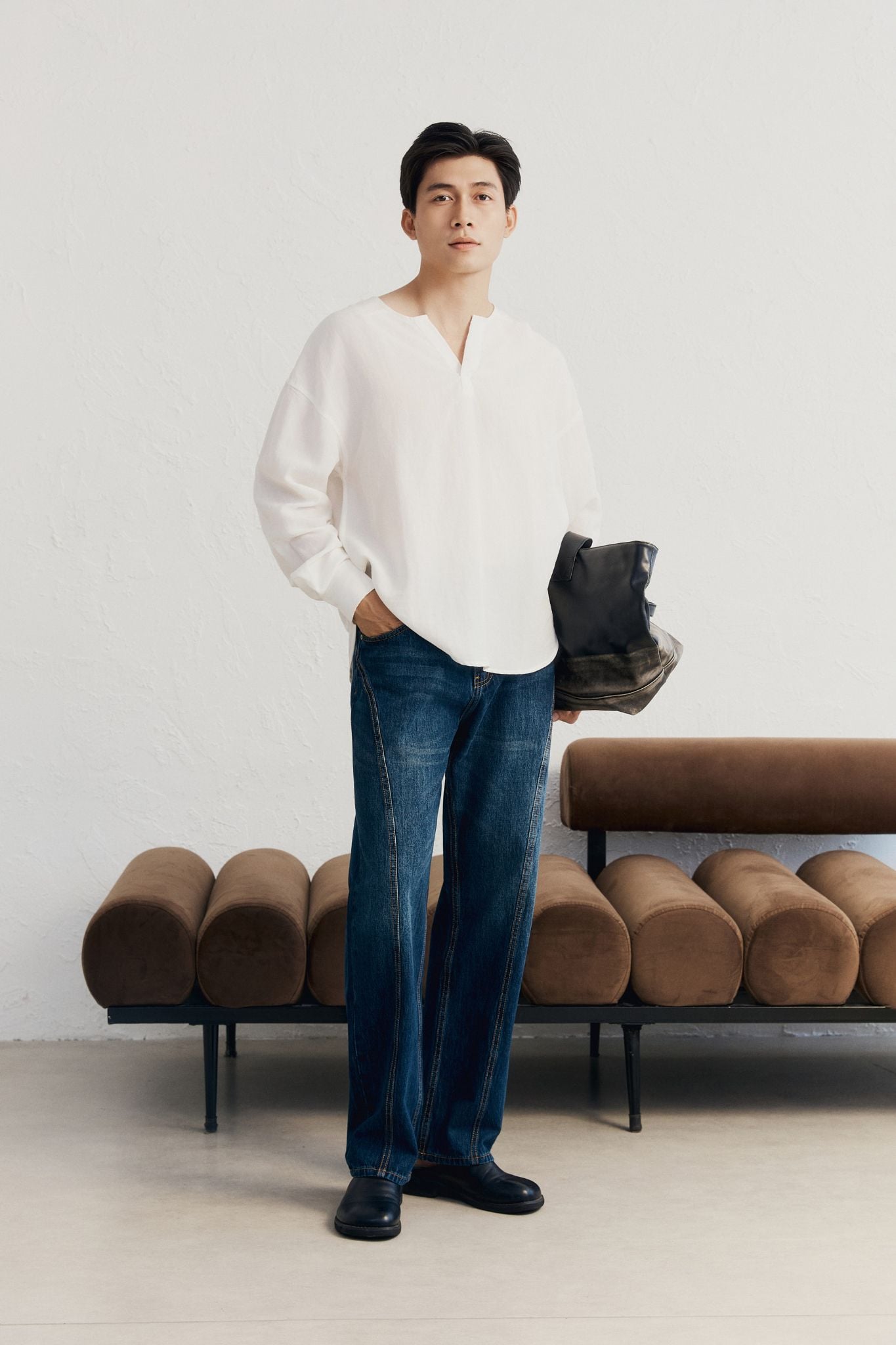 Quần Jeans Straight Curvel