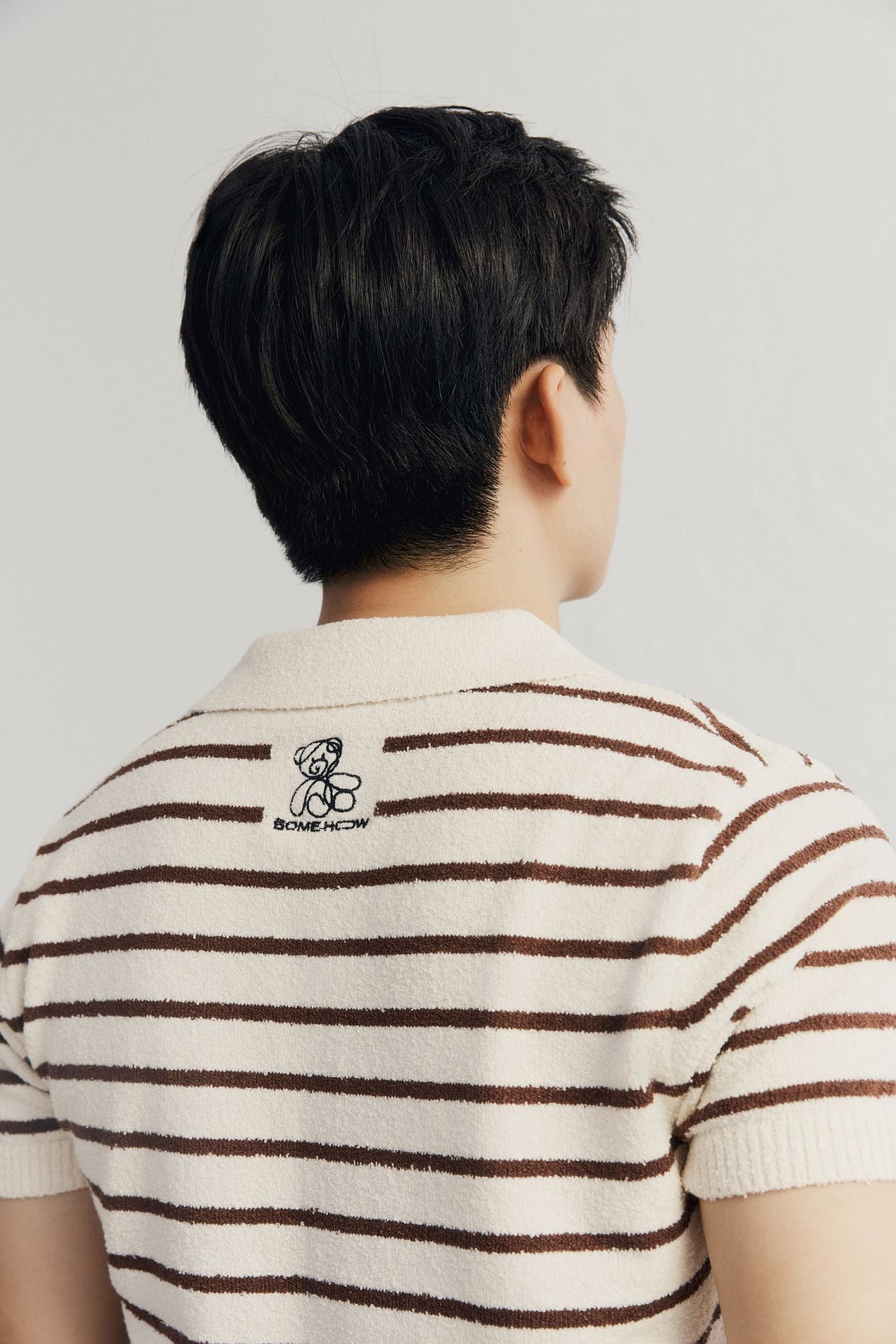 Áo Polo Regular Dệt Kim Stripe