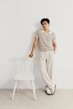 Áo Polo Regular Dệt Kim Stripe