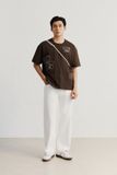 Áo Thun Oversize Grid Bear