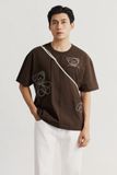 Áo Thun Oversize Grid Bear