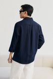 Áo Sơ Mi Relaxed Contrast Stitch Pocket