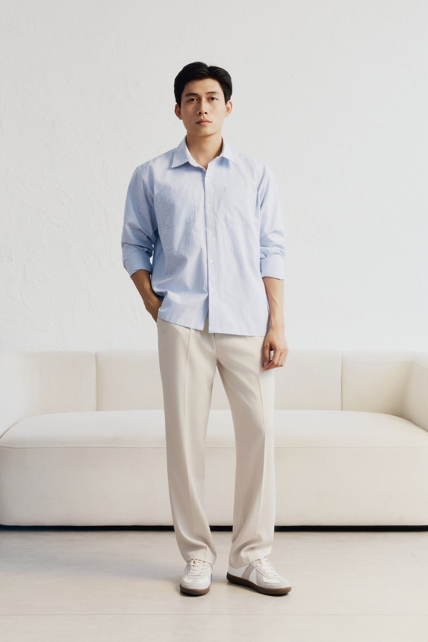 Áo Khoác Relaxed Nón Rời