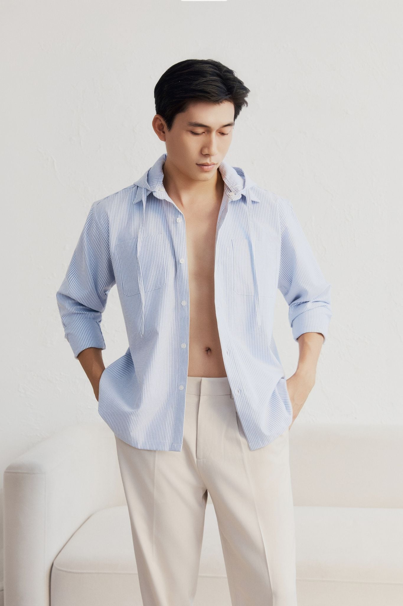 Áo Khoác Relaxed Nón Rời