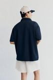 Áo Sơ Mi Cổ Chui Blue Black