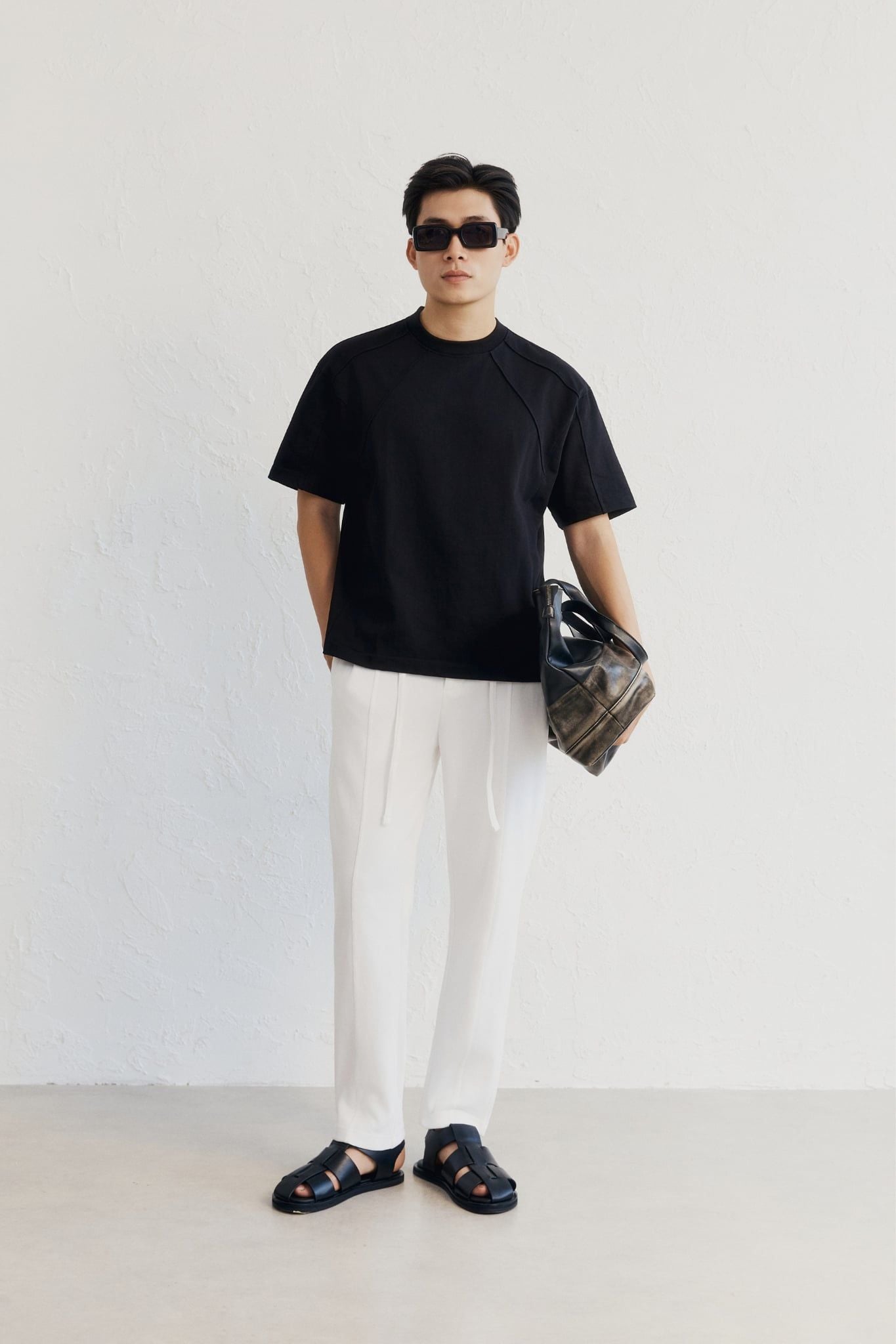  Quần Dài Long Drawstring Pique 