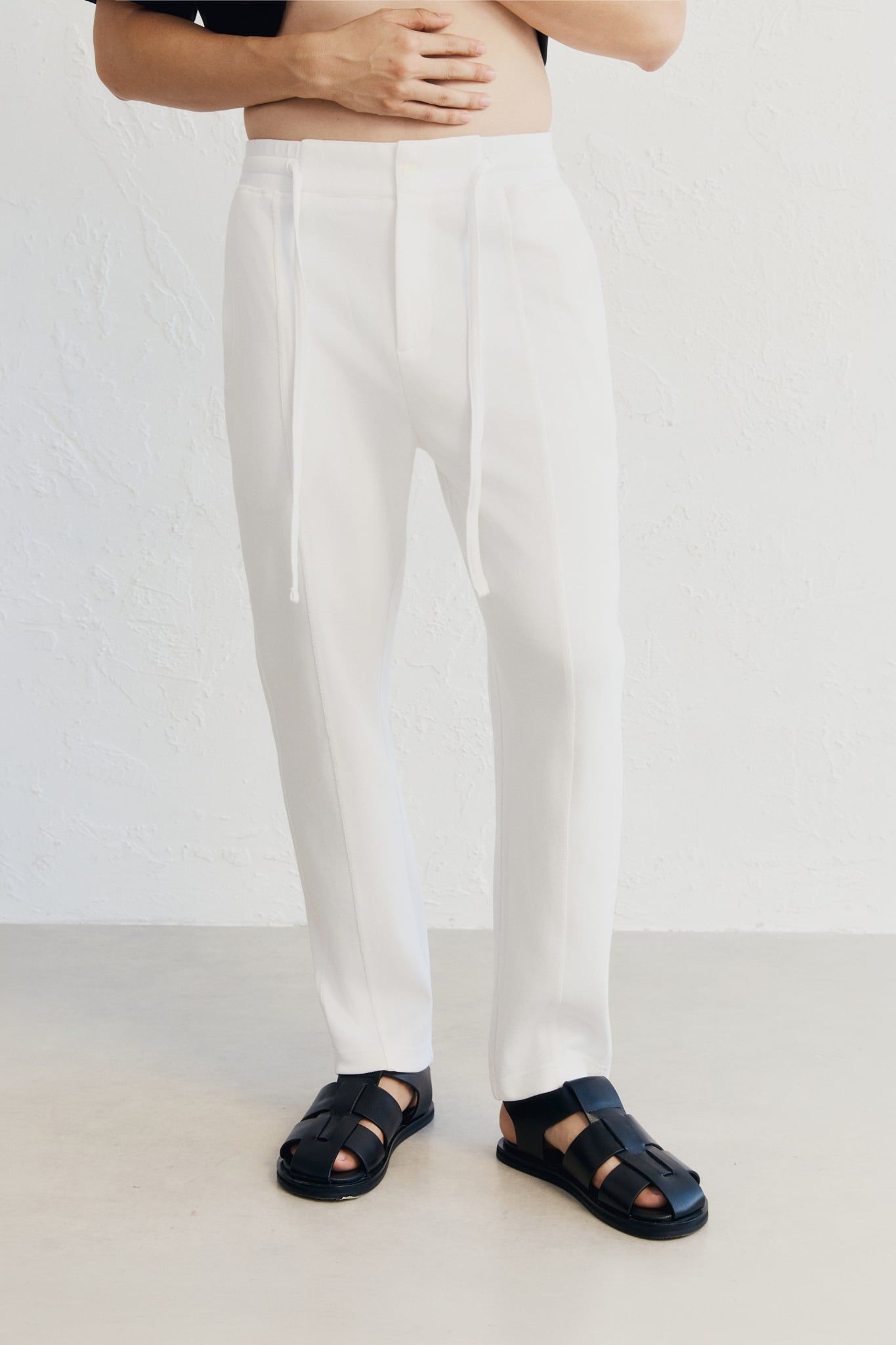  Quần Dài Long Drawstring Pique 