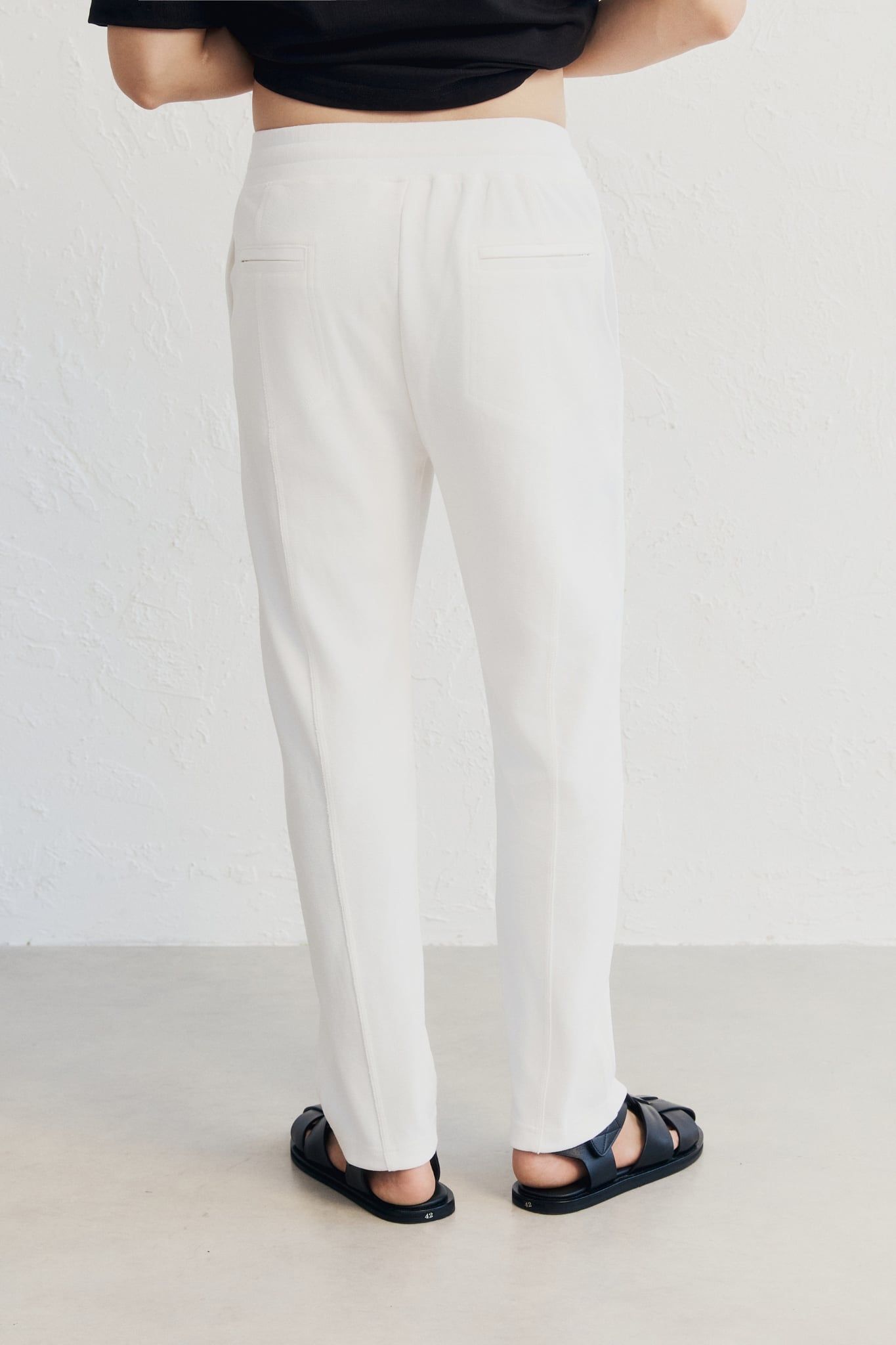 Quần Dài Long Drawstring Pique