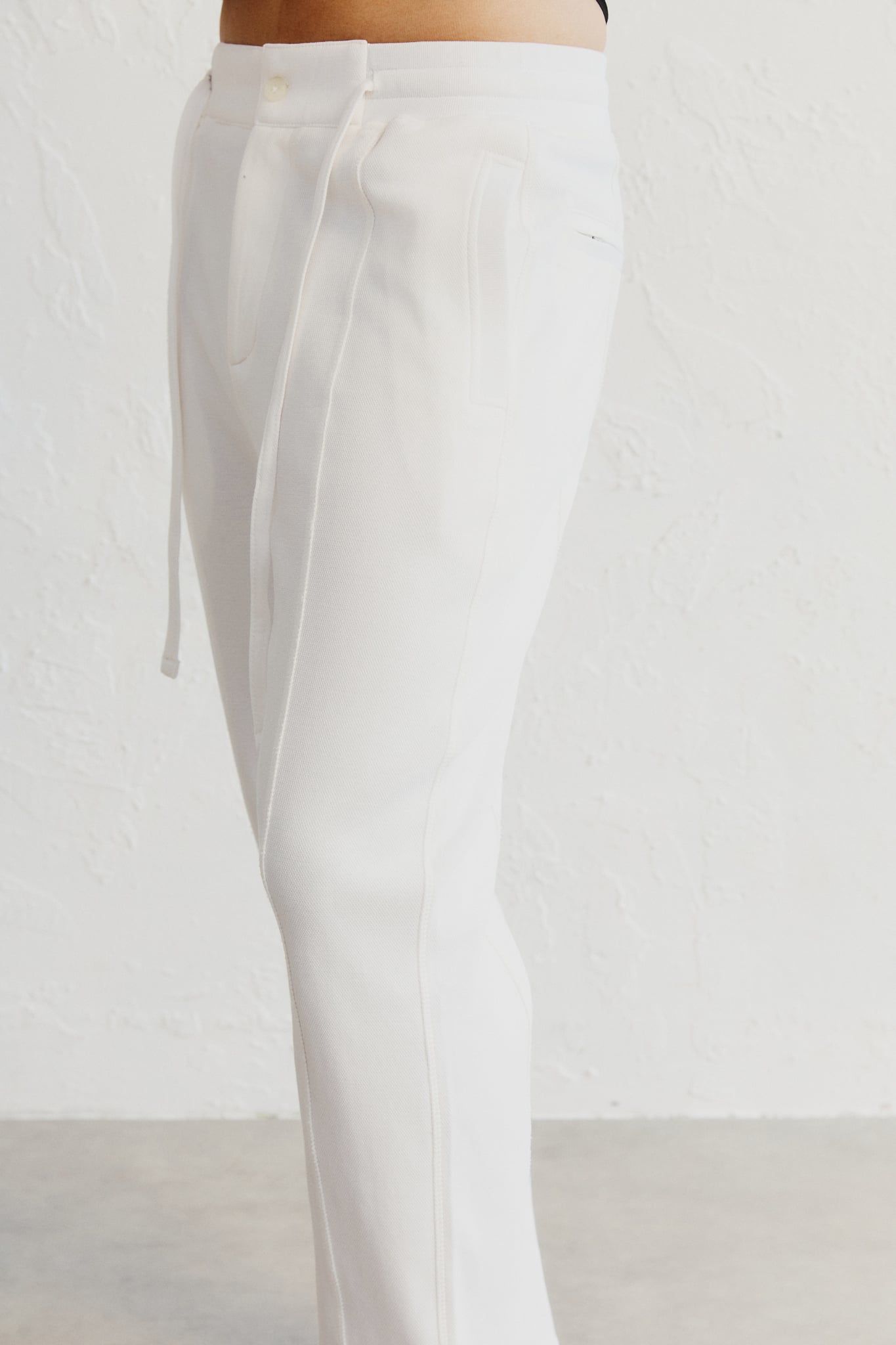 Quần Dài Long Drawstring Pique