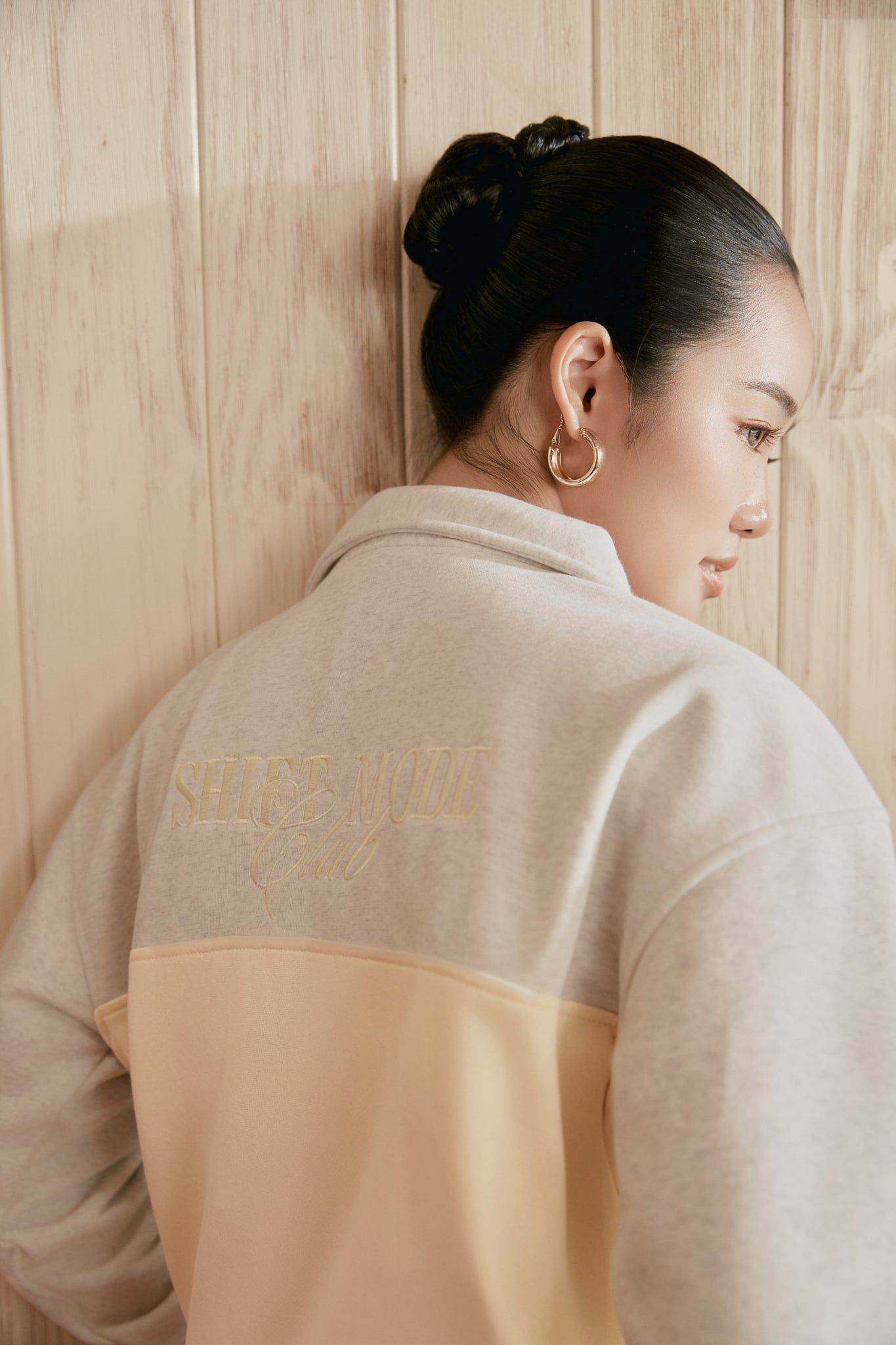 Áo Khoác Cổ Đứng Half-Zip