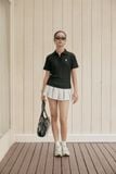 Chân Váy Ngắn Xếp Ly Viền Ren Loomi Skirt