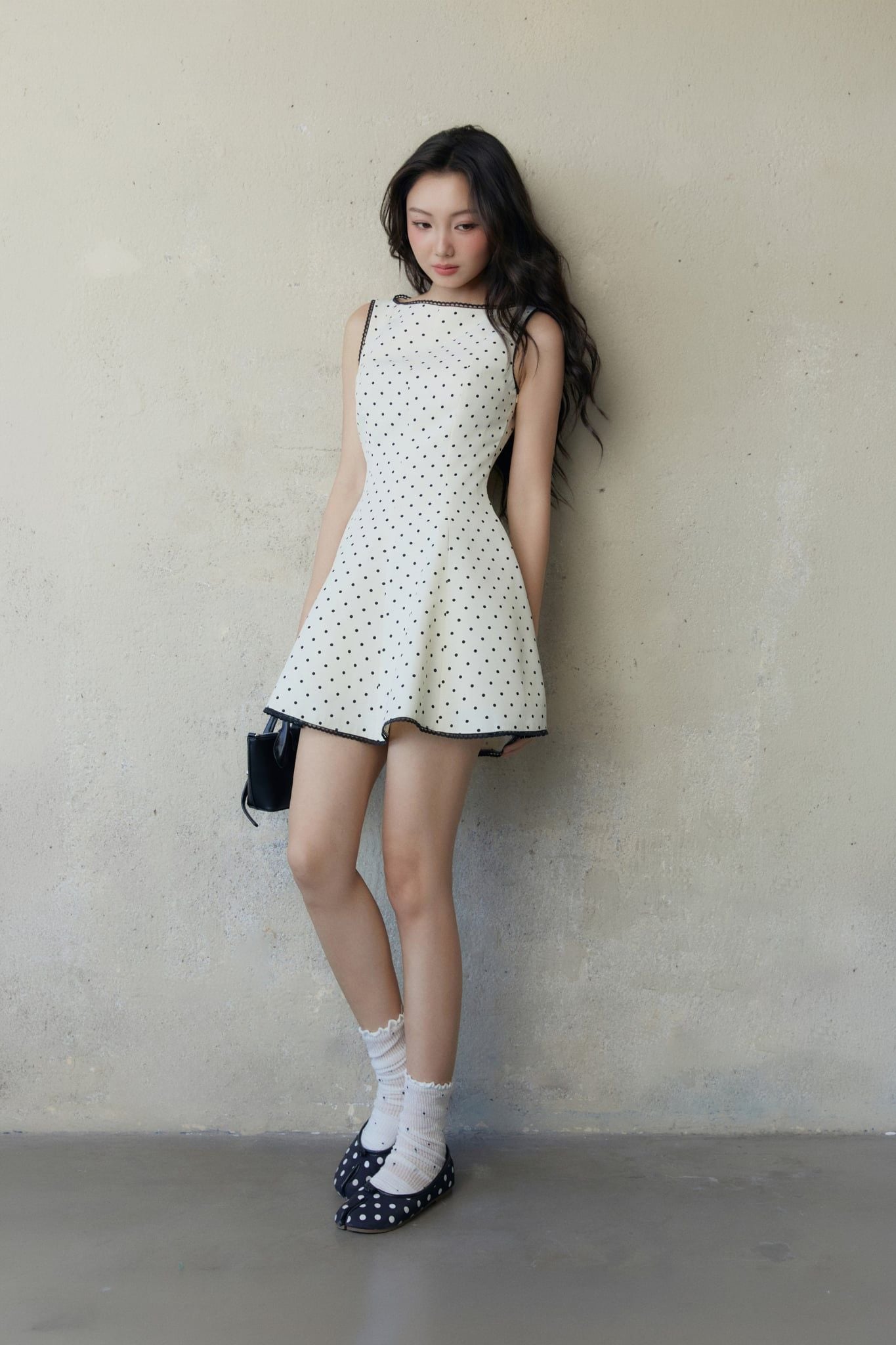 Đầm Ngắn French Ribbon Dress