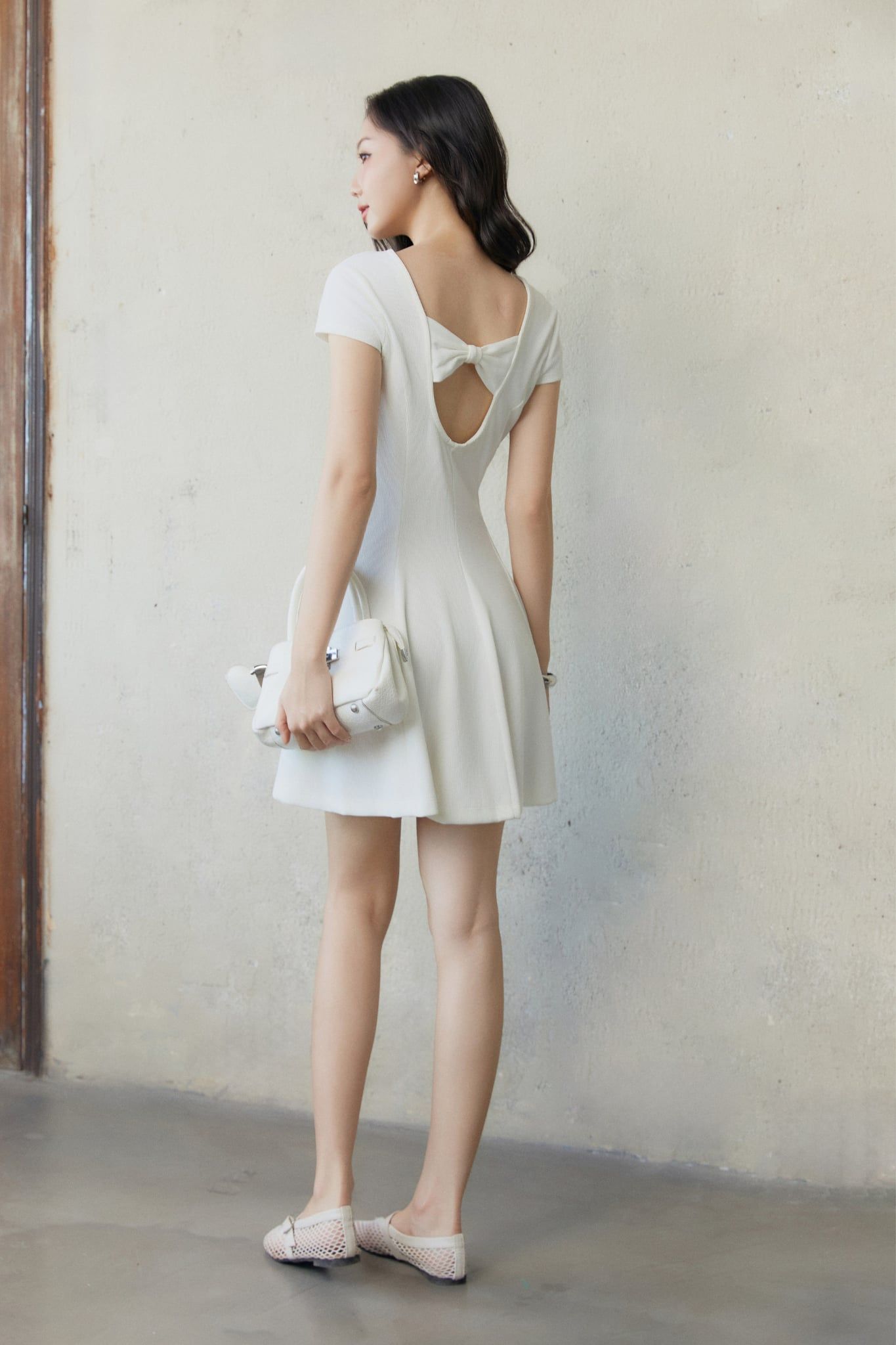 Đầm Ngắn Alora Ribbon Dress