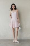 Đầm Ngắn Chất Thun Phối Ren Selena Cami Dress