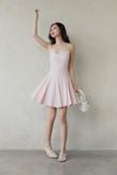 Đầm Ngắn Chất Thun Phối Ren Selena Cami Dress