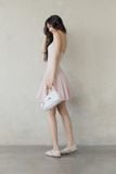 Đầm Ngắn Chất Thun Phối Ren Selena Cami Dress