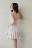 Đầm Ngắn Chất Thun Phối Ren Selena Cami Dress