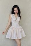 Đầm Ngắn Cổ V Rosalind Dress