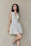 Đầm Ngắn Cổ V Rosalind Dress