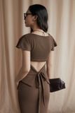 Áo Thun Flare Sleeve Back-Tie