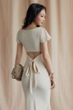 Áo Thun Flare Sleeve Back-Tie