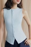 Áo 3 lỗ Lyric Button Top
