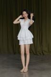 Áo Kiểu Chất Boi Thêu Parisian Muse Peplum