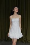 Đầm Ngắn Hai Dây Phối Ren Elara Eyelet Dress