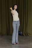 Quần Jean Ống Loe Flared Pocket Denim