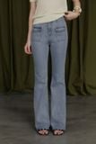 Quần Jean Ống Loe Flared Pocket Denim