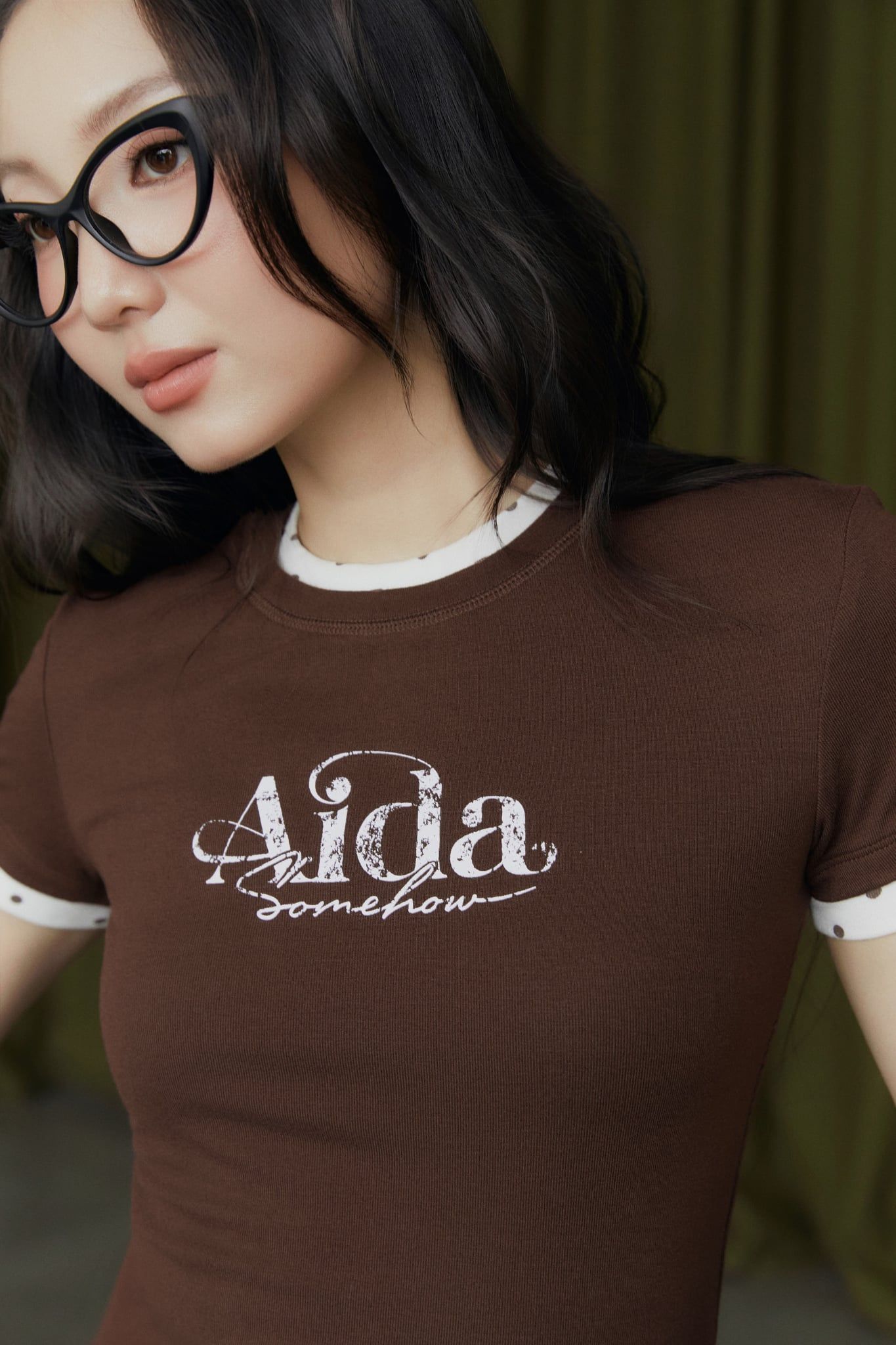 Áo Thun Aida Polka Dot