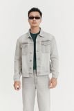 Áo Khoác Jean Boxy Static Gray Denim