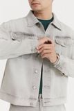 Áo Khoác Jean Boxy Static Gray Denim