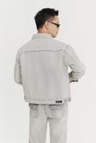 Áo Khoác Jean Boxy Static Gray Denim