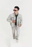 Áo Khoác Jean Boxy Static Gray Denim