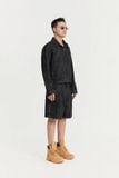 Quần Short Relaxed Jean Double Pleated Denim