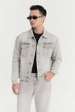 Áo Khoác Jean Boxy Static Gray Denim